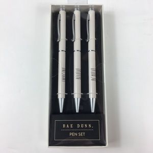 Rae Dunn 3 Ballpoint Pens Imagine Believe Achieve